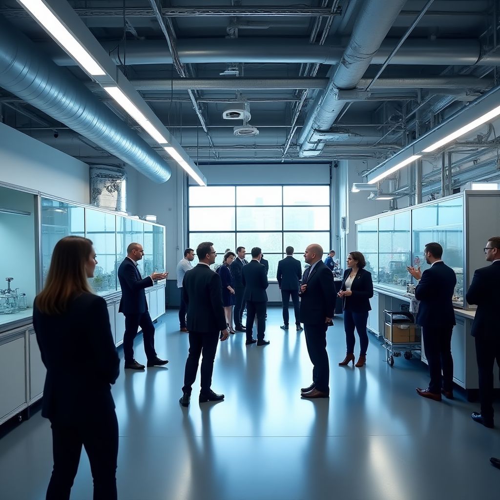 Návštěva technologického parku s klienty